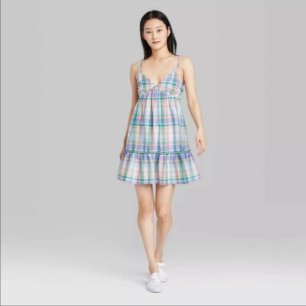 Wild Fable Breezy Dress - Plaid